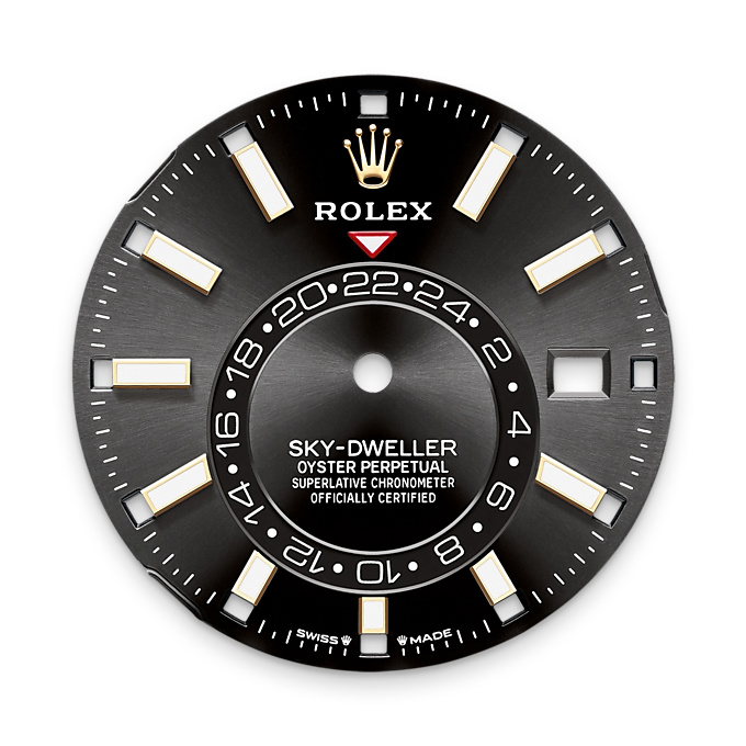 Rolex Sky-Dweller, 42mm, Oystersteel and 18k Yellow Gold, Black, Oyster, Ref# 336933-0003 1:1 - Image 2