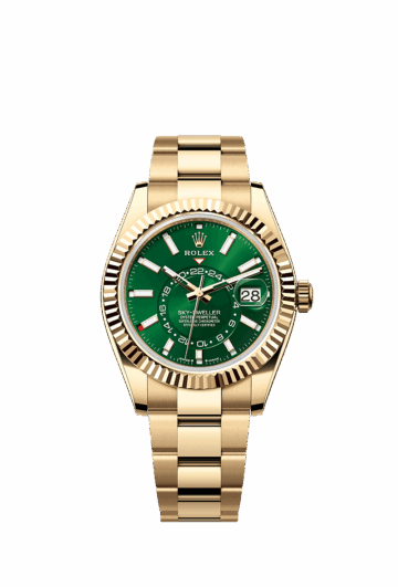 Unworn 2025, Rolex Sky-Dweller, 42mm, 18k Yellow Gold, Ref# 336938-0007, box & papers 1:1