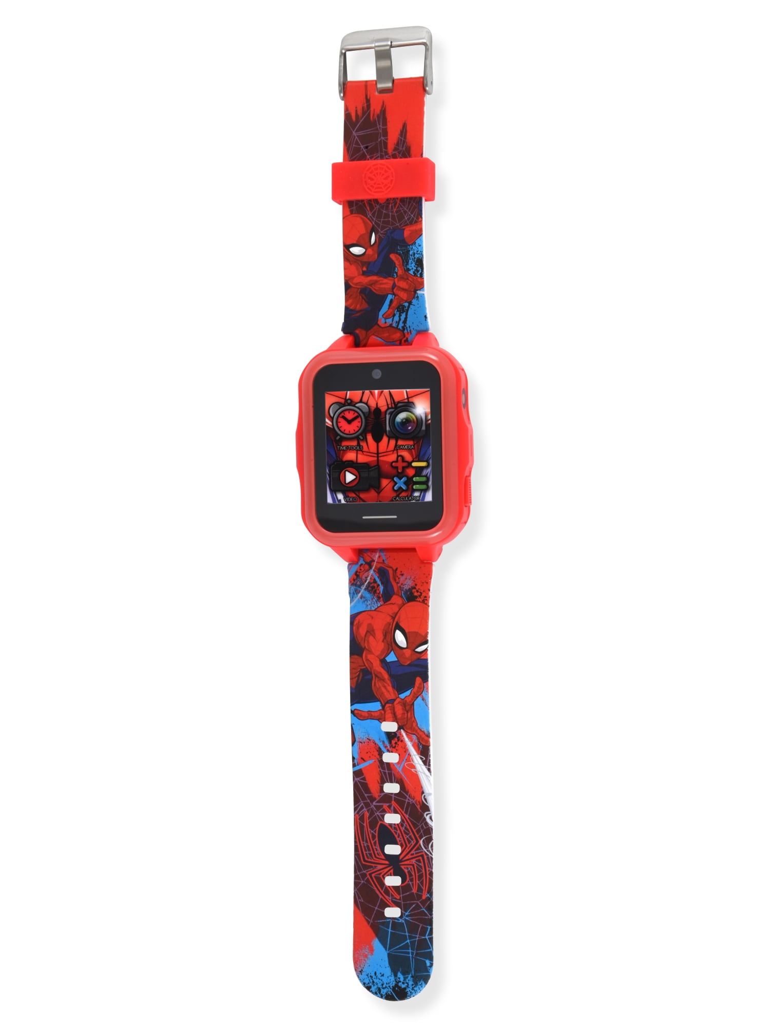 Marvel Spider Man iTime Unisex Touchscreen Smart Watch with Silicone Strap and Red Case 42MM - Image 4