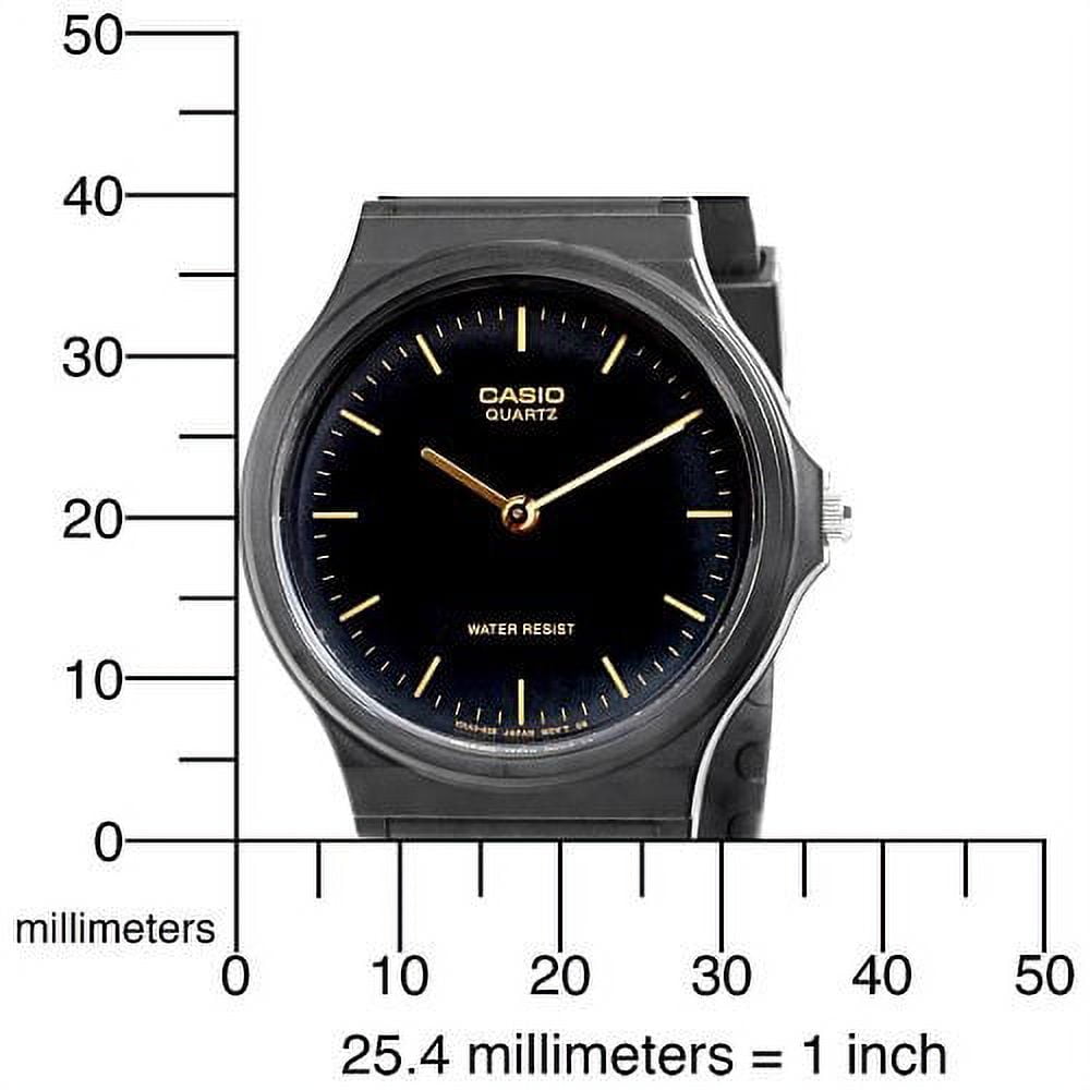 Men's Classic Analog Watch, Black - MQ24-1E - Image 2