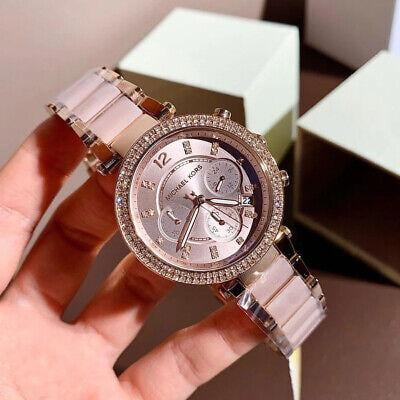 Michael Kors Women's Parker Two-Tone Watch MK5896 - Image 2