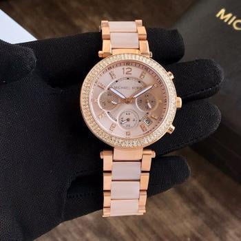 Michael Kors Women's Parker Two-Tone Watch MK5896 - Image 5
