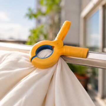 Beach Towel Clips for Chairs, 3 Pack Windproof Outdoor Blanket Clips with Strong And Rustproof Nonmarking Clothespins for Pool Lounger Laundry