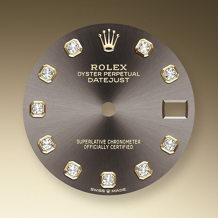 Rolex Datejust 31, Oystersteel, 18kt Yellow Gold and diamonds, Ref# 278343RBR-0021 1:1 - Image 2