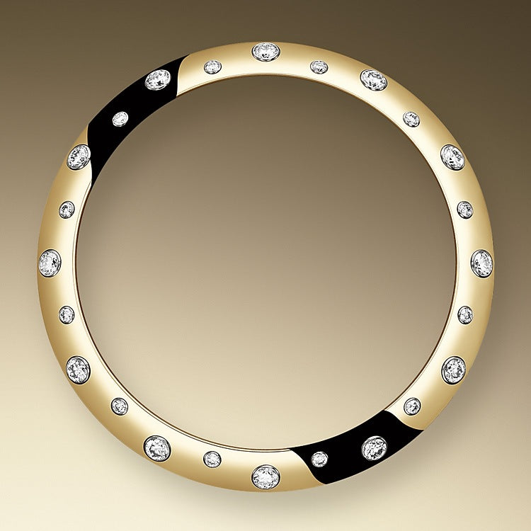 Rolex Datejust 31, Oystersteel, 18kt Yellow Gold and diamonds, Ref# 278343RBR-0021 1:1 - Image 3