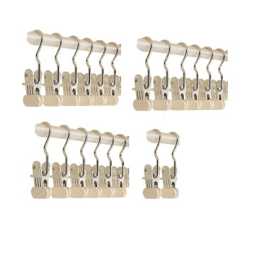 MOMOJIA Practical Metal Clothes Pegs With Nonslip Rubber Grips For Hanging Laundry