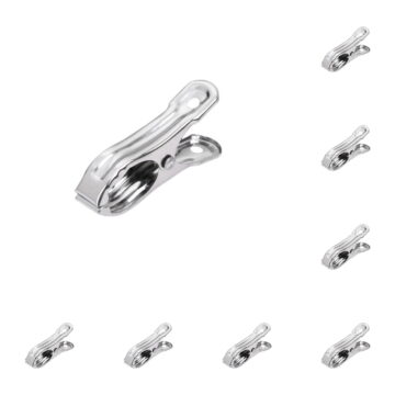 Multi Functional Stainless Steel Drying Clamp, Windproof Laundry Clips For Clothes And Quilt, Creative Fixed Household Hanger Tool (Multicolor ,30pcs)