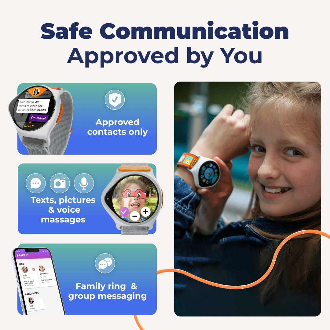 NickWatch Smart Watch for Kids with GPS, SOS, Voice Call and Tracking, Smartwatch for Boys and Girls, Requires NickWatch Data Plan - First Month Free - Image 4