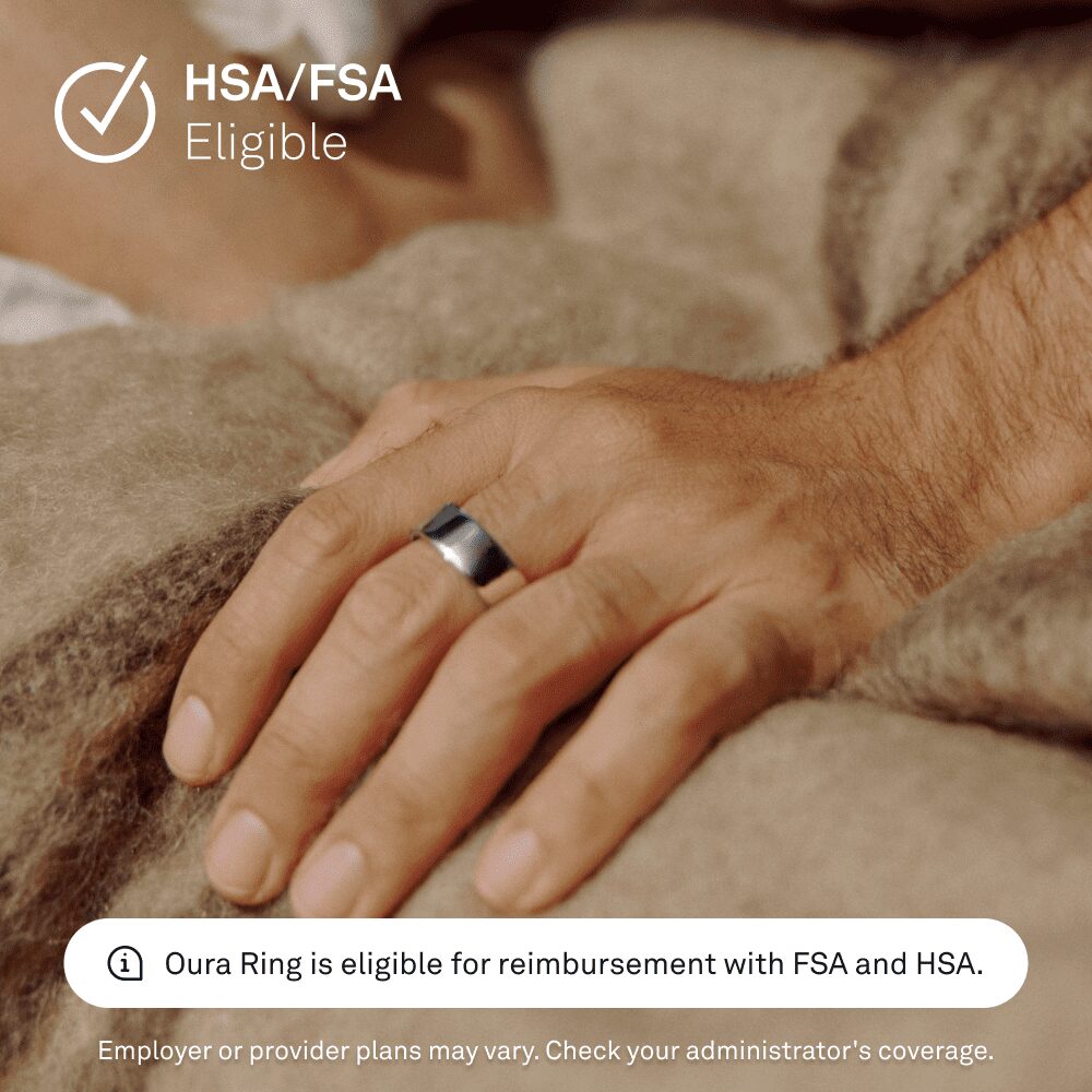 Oura Ring 4, Silver, Size 9, Smart Wearable, Sleep, Fitness & Heart Rate Tracker, 8-Day Battery (Size Before You Buy) - Image 2