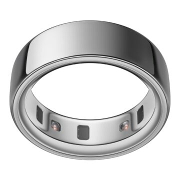 Oura Ring 4, Silver, Size 9, Smart Wearable, Sleep, Fitness & Heart Rate Tracker, 8-Day Battery (Size Before You Buy)