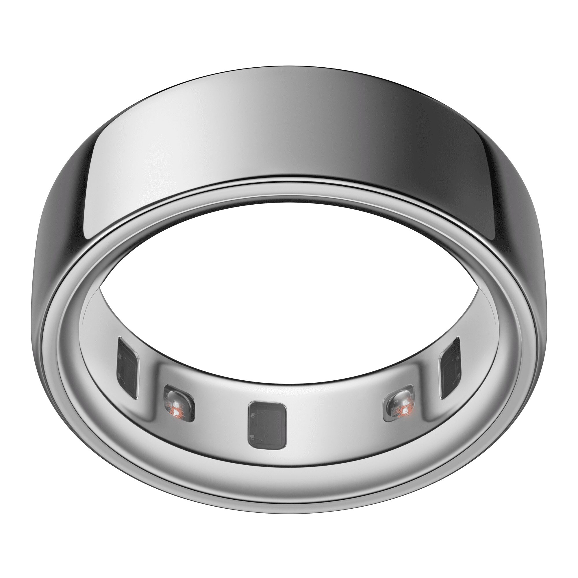 Oura Ring 4, Silver, Size 9, Smart Wearable, Sleep, Fitness & Heart Rate Tracker, 8-Day Battery (Size Before You Buy)