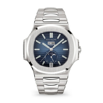Patek Philippe Nautilus Annual Calendar, Moon Phases Watch, Stainless Steel, 40,5 mm, Ref# 5726/1A-014 1:1