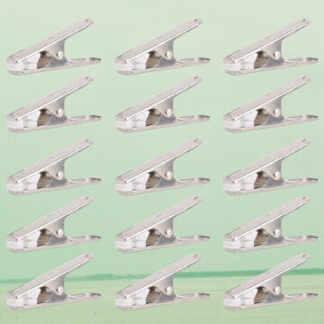 PTOOTP Mlins 24 Pcs Metal Clothes Clips Laundry Pegs for Hanging Clothes Indoor Outdoor Use