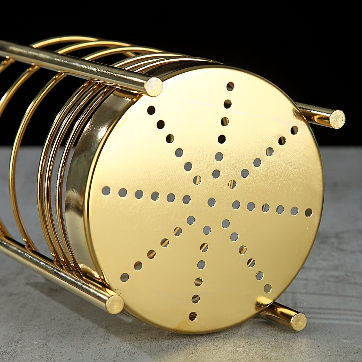 ReaNea Gold 38 Pieces Silicone Kitchen Utensils Set With Sturdy Stainless Steel Utensil Holder - Image 3