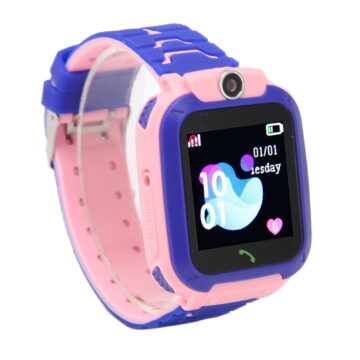 Riousery Kids Smart Watch 2G GSM IP67 Waterproof Touch Screen Phone Watch with SOS Camera for Boys Girls (Pink, 1.44 inches / 3.66 cm Display)