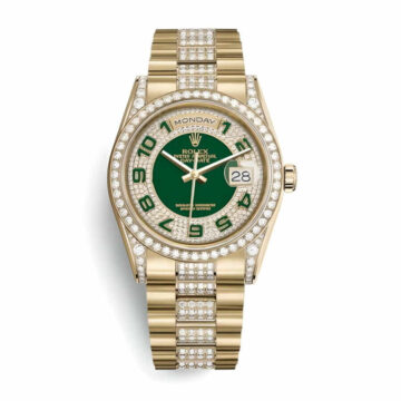 Rolex Day-Date 118348 “Iced Out” Deluxe 1:1