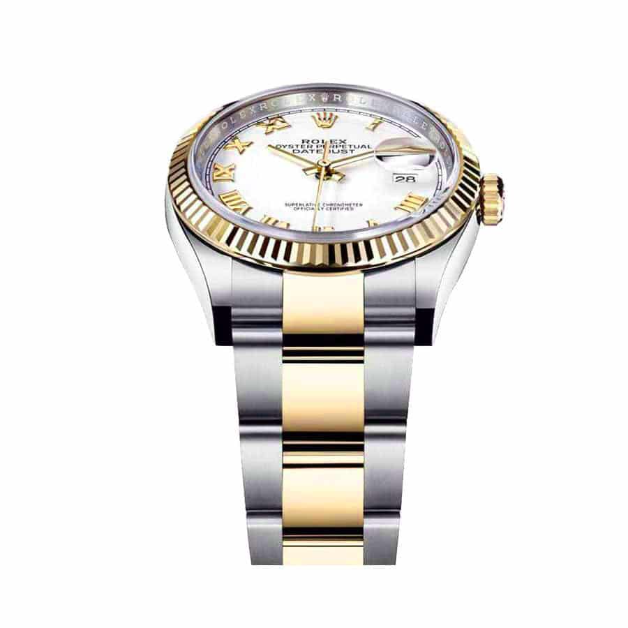 Rolex Datejust 126300 “White Roman Dial” Authentic 1:1 - Image 2