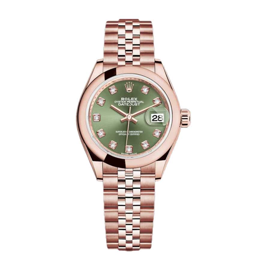 Rolex Lady-Datejust 279165 Green Diamond Dial Premium 1:1