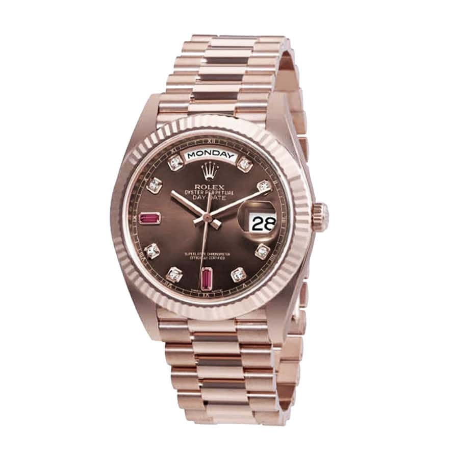 Rolex Day-Date 128235 “Chocolate Dial” Top Grade 1:1 - Image 2