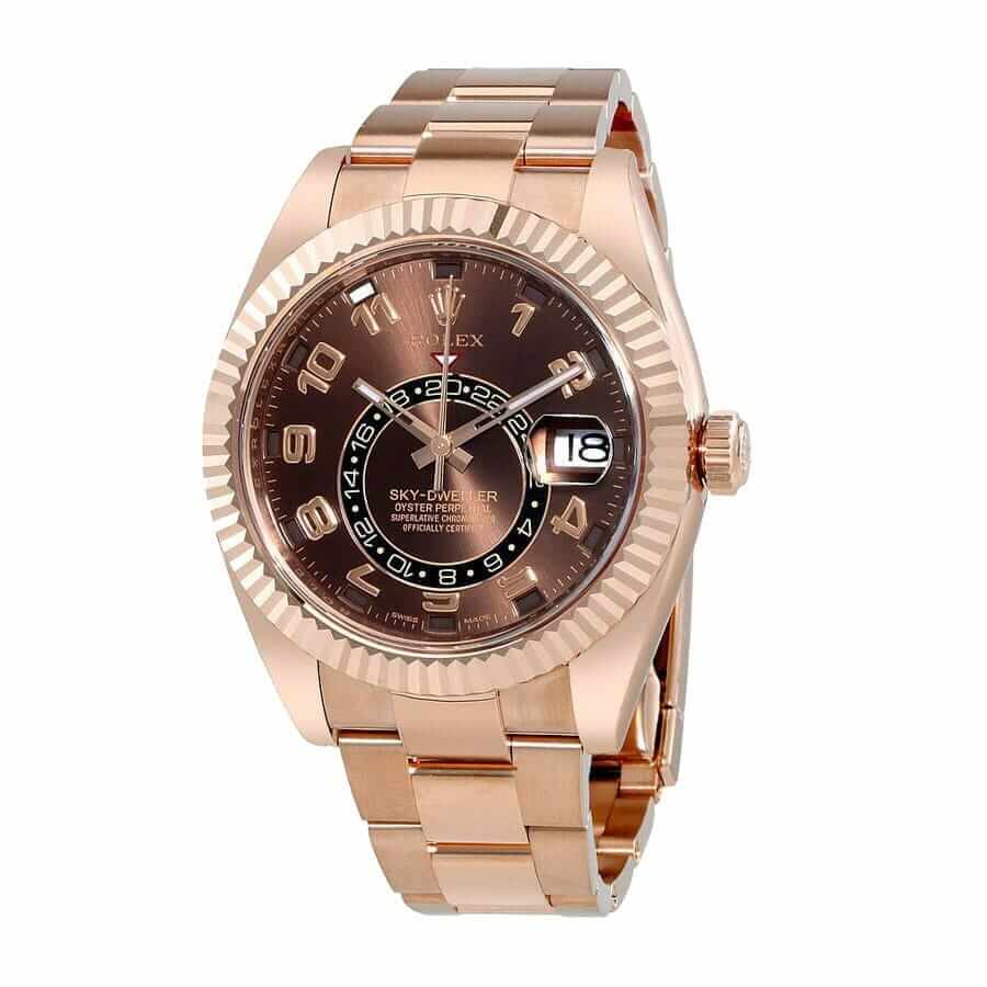 Rolex Sky-Dweller 326935 “Rose Gold Chocolate Dial” Authentic Super 1:1 - Image 2