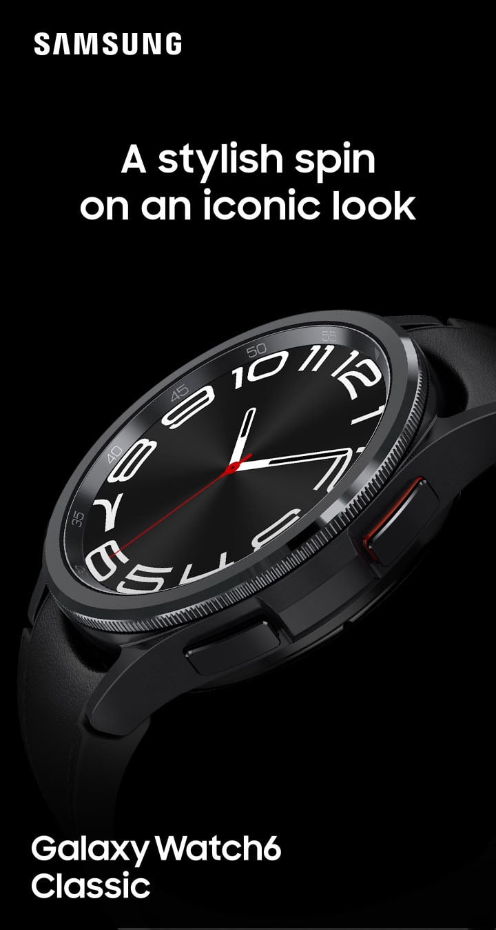 Samsung Galaxy Watch6 Classic 47mm Bluetooth and Wifi Smart Watch, Black - Image 2