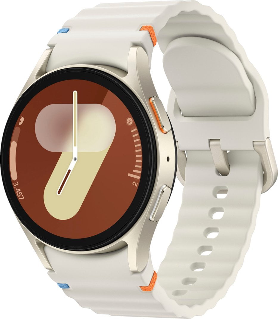Samsung Galaxy Watch7 40mm Bluetooth and Wifi Aluminum Smart Watch, Cream