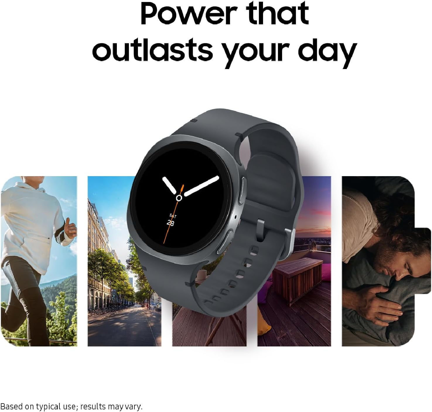 Samsung Galaxy Watch8 40mm Bluetooth Smart Watch, International Version, Graphite, Graphite Band - Image 2