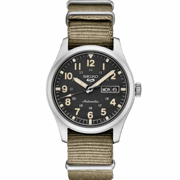 Seiko 5 Black Dial Sports Automatic Men's Watch SRPG35
