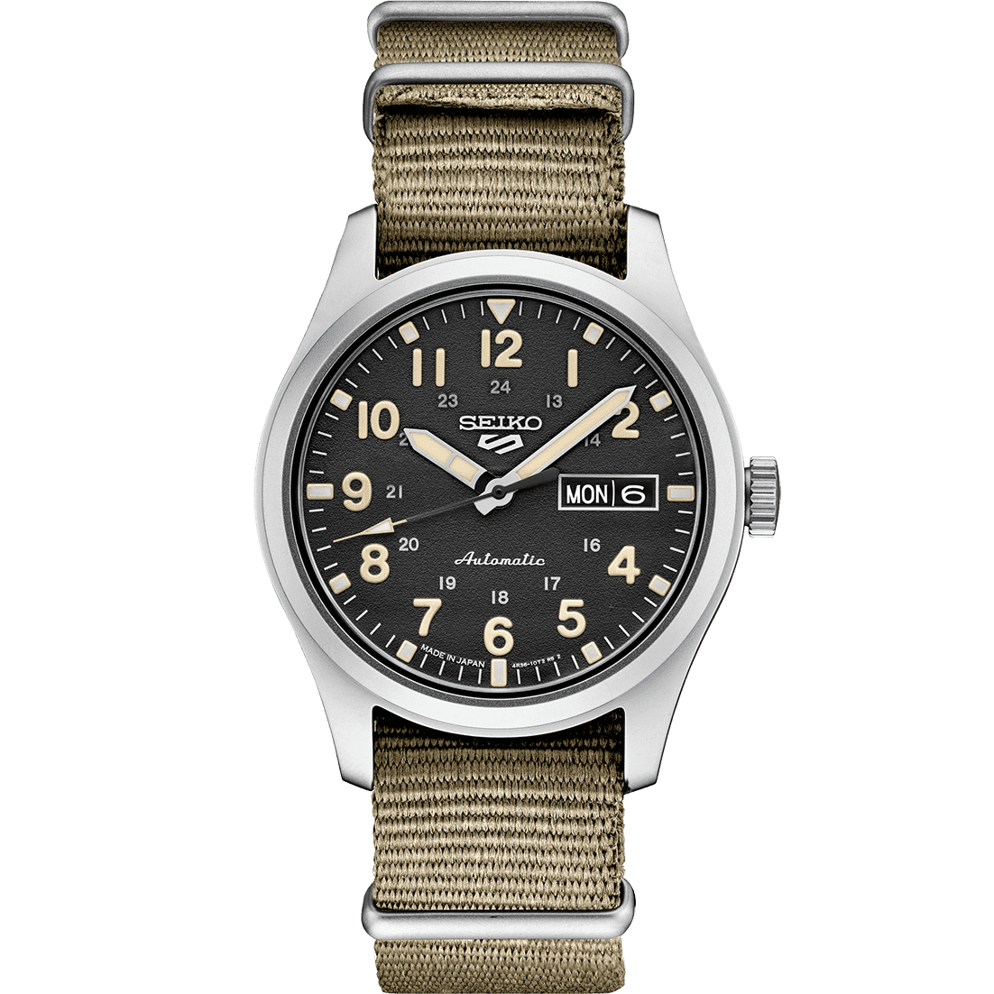 Seiko 5 Black Dial Sports Automatic Men's Watch SRPG35