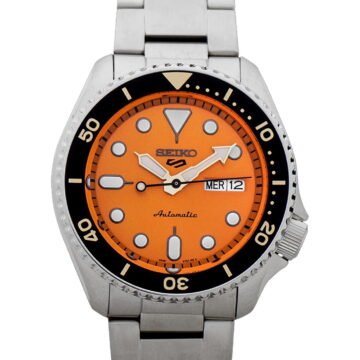Seiko 5 Sports Automatic Orange Dial Men's Watch SRPD59K1