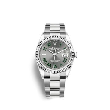 Rolex Datejust 36 Oystersteel and white gold Ref# 126234-0046 1:1