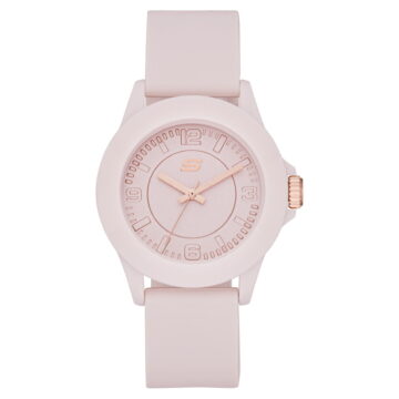 Skechers Women's Rosencrans Mid Quartz Plastic and Silicone Casual Sport Watch (SR6172W)