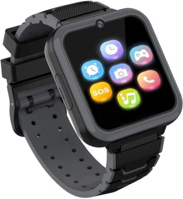 Smart Watch for Kids, Kids Smartwatch Phone for Boys Girls with 16 Games, HD Touch Screen Music Player SOS Two-Way Call Flashlight Calculator Recorder Alarm Clock,Birthday Gifts for 4-12Y