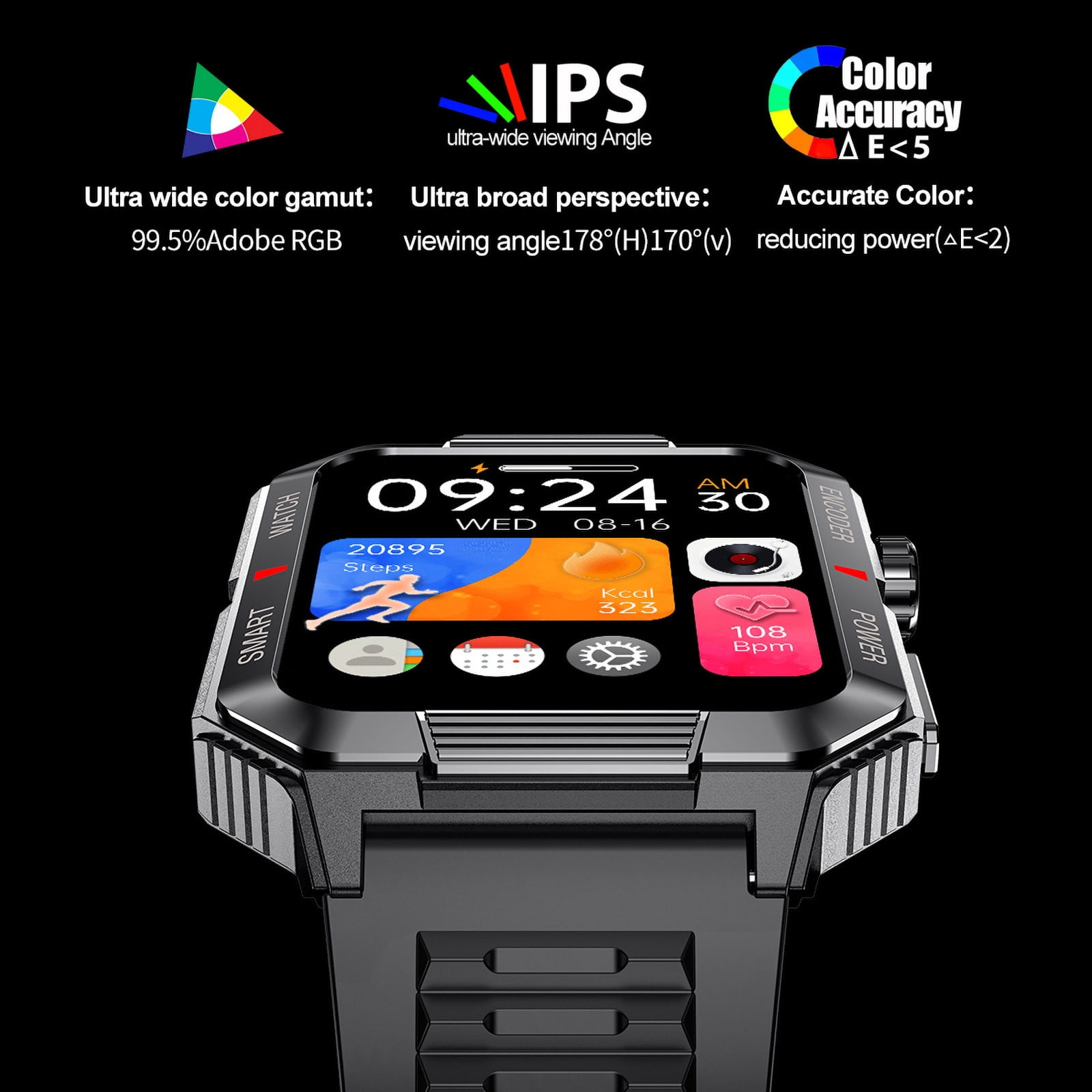 Smart Watch for Kids with 26 Puzzle Games HD Touchscreen Camera Video Music Player Habit Tracking Pedometer Alarm Flashlight 12/24 hour Educational Toys Birthday Gifts for Girls Boys Ages 8 9 10(B) - Image 2