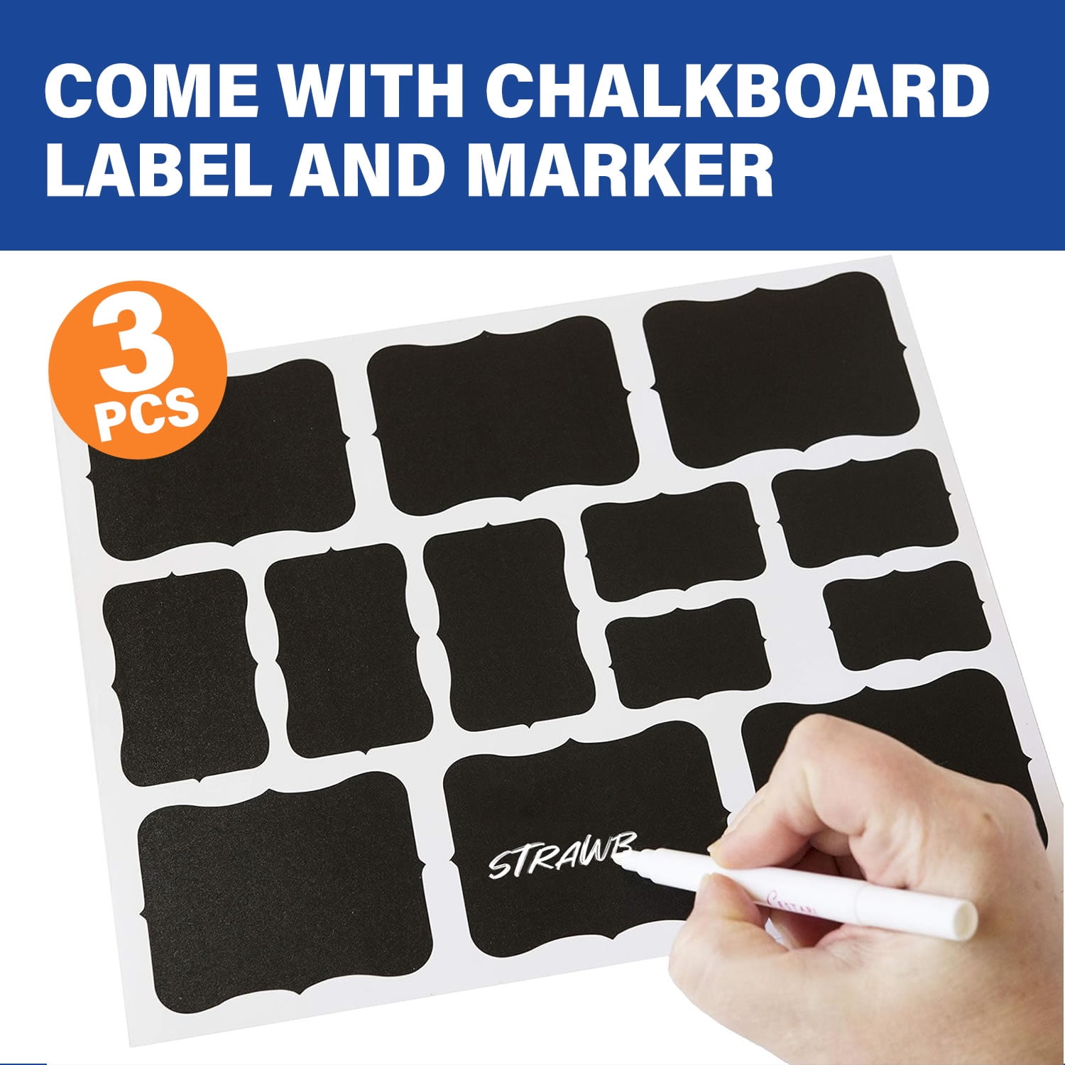 Stelive 24 Pack Food Storage Container Set, Leak Proof Lunch Boxes, Microwave, Dishwasher & Freezer Safe, BPA-Free Clear Plastic Storage Containers for Home & Kitchen Organization with Labels & Pen - Image 3