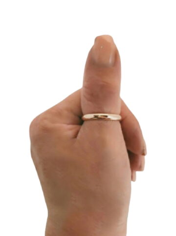 Thumb Ring, Gold Thumb Ring, 14K Gold Filled thumb Ring, 3mm, Gold Thumb Rings For Women , Real 14k, Comfort Fit