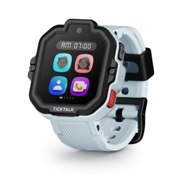 TickTalk 5 Kids Smartwatch with GPS, Calls & Texts, Parental Controls, SOS & 911, Free Music – AT&T Network (Activated via TickTalk)