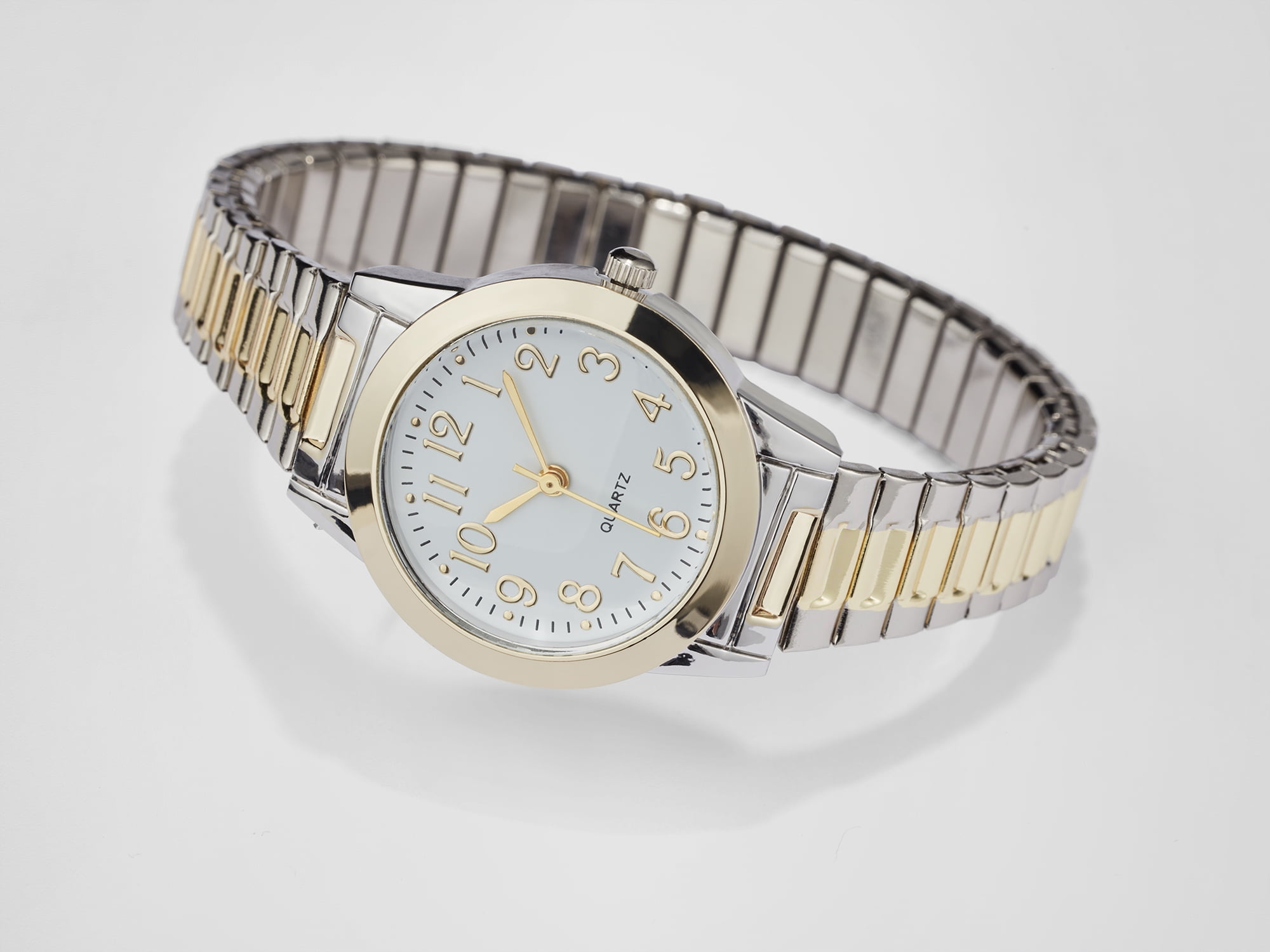Time and Tru Female Analog Watch in Two-Tone with Expansion Band (4005LWM1) - Image 2