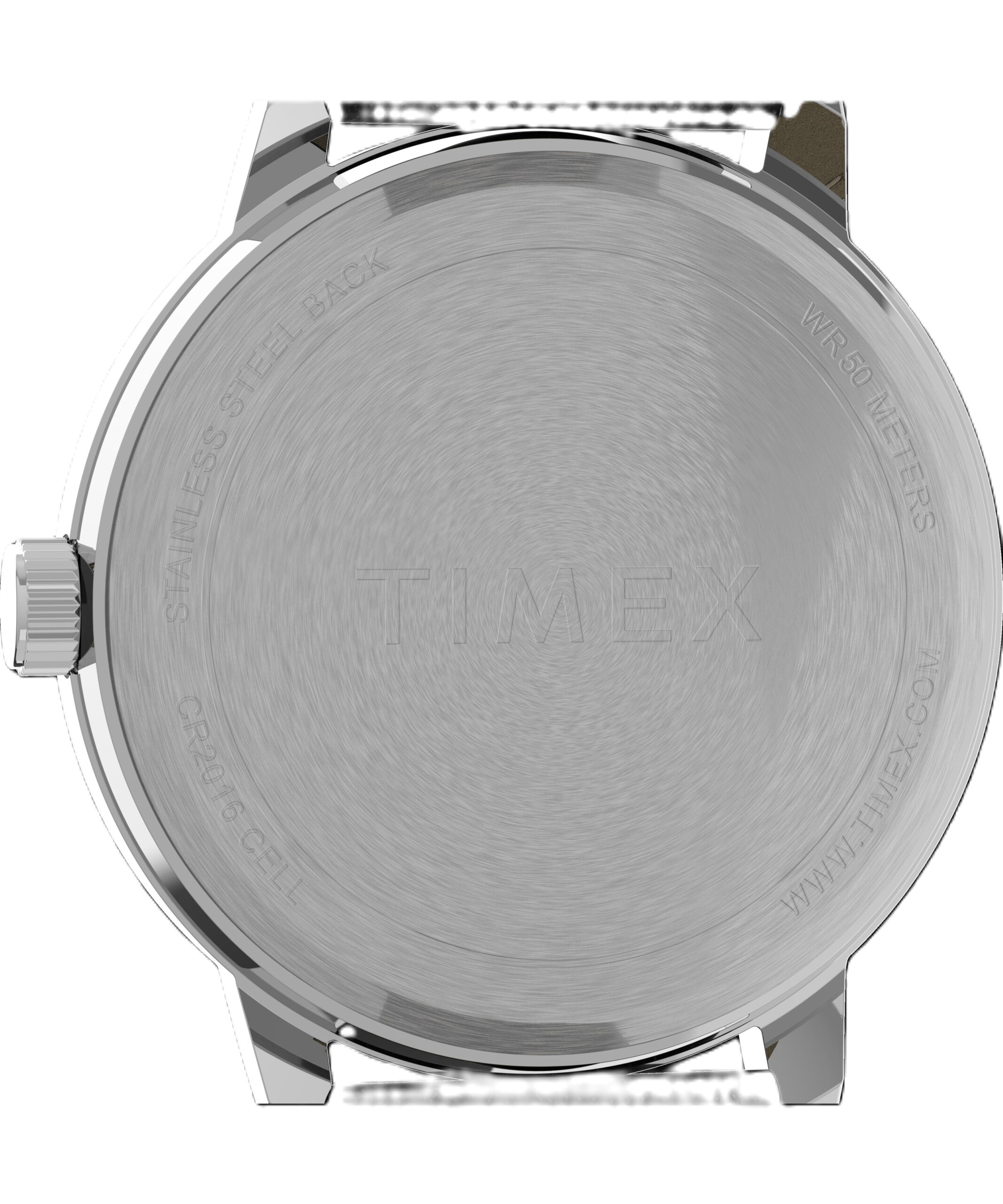 Timex Men's Easy Reader Bold 43mm Watch – Silver-Tone Case Black Dial with Black Leather Strap - Image 5