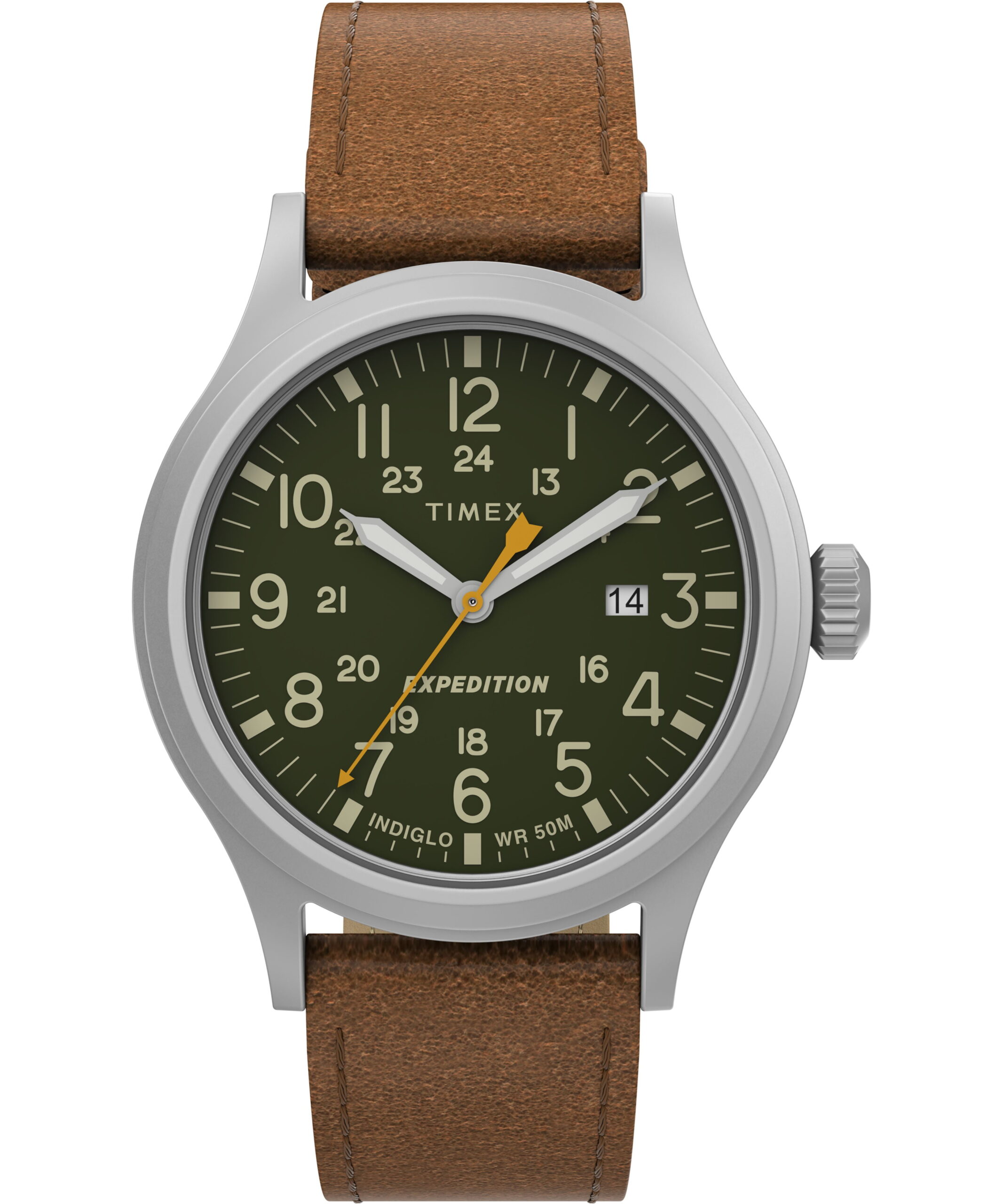 Timex Men's Expedition Scout Brown Strap Watch