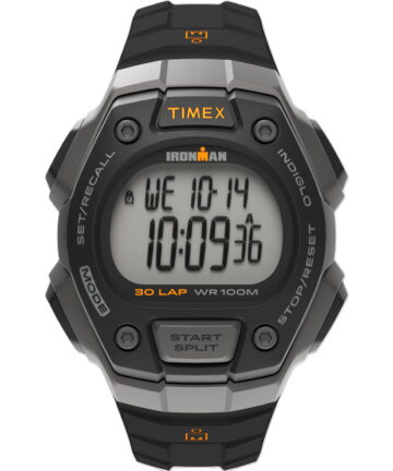 Timex Men's Ironman 30-lap Watch - T5K821 Black/Silver