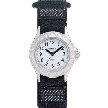 TIMEX TIME MACHINES® 28mm Black Fast Wrap® Kids Watch