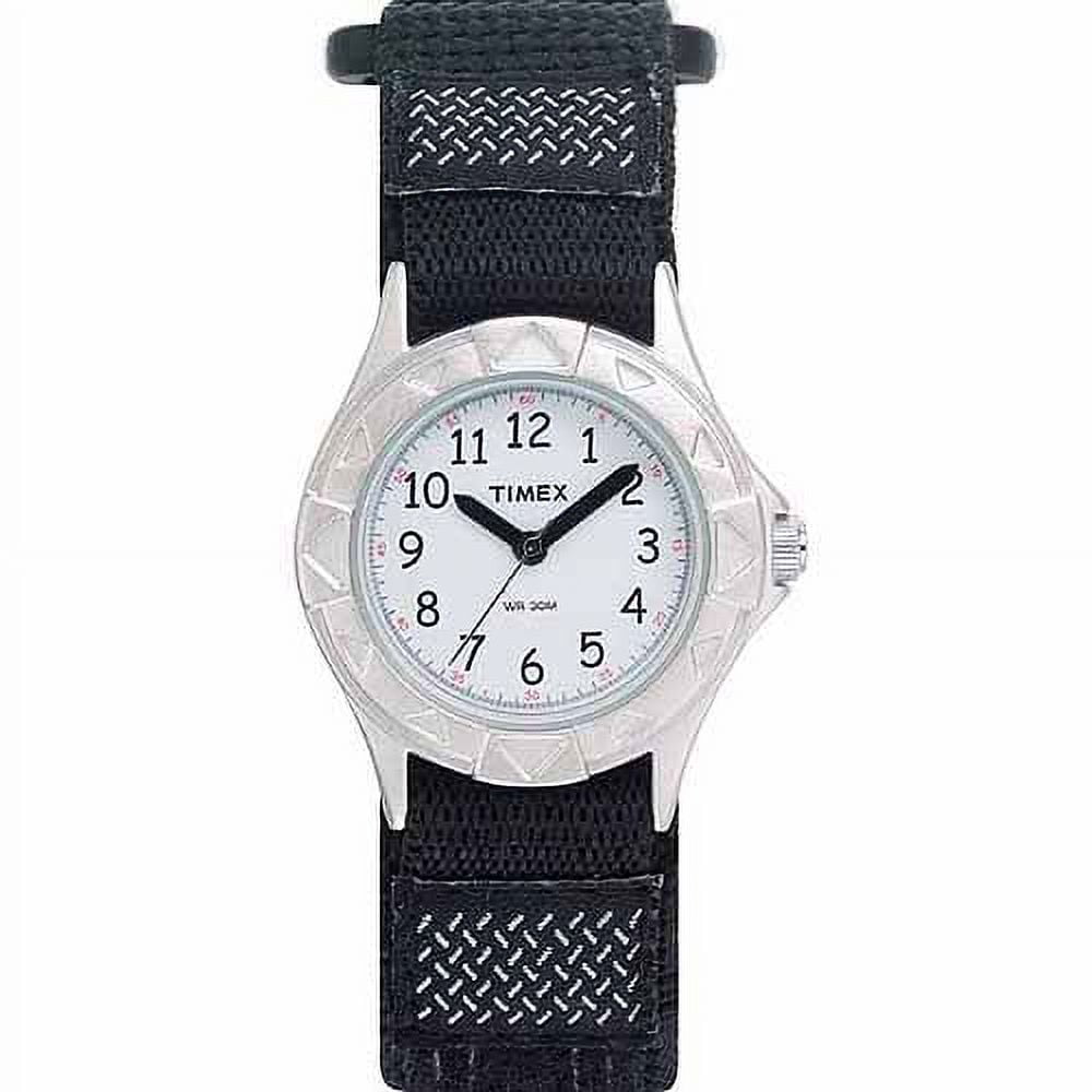 TIMEX TIME MACHINES® 28mm Black Fast Wrap® Kids Watch
