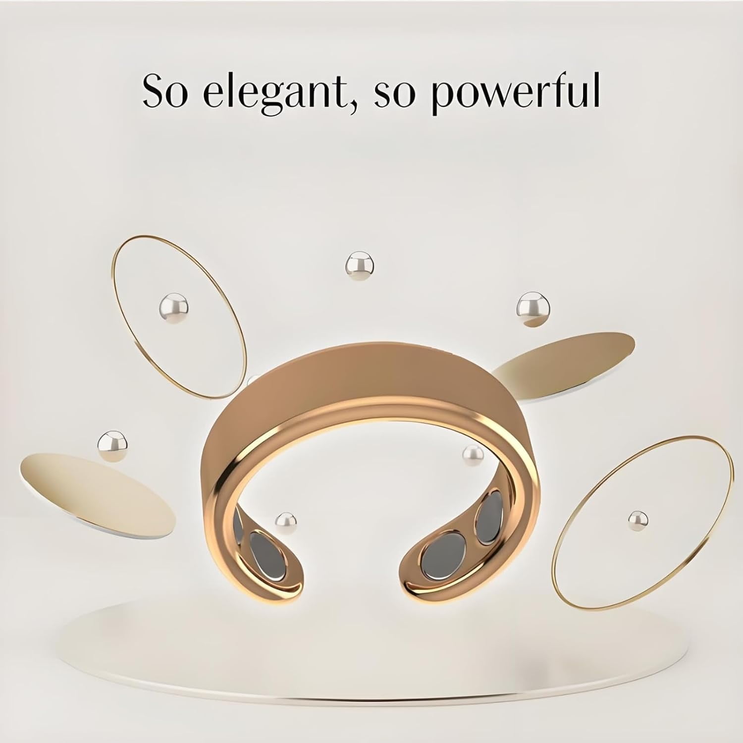 Vayro Ring for Women & Men: 4-Strong Magnet Adjustable Wellness Ring - Lightweight, Water-Resistant & Size-Fit Design - Image 3