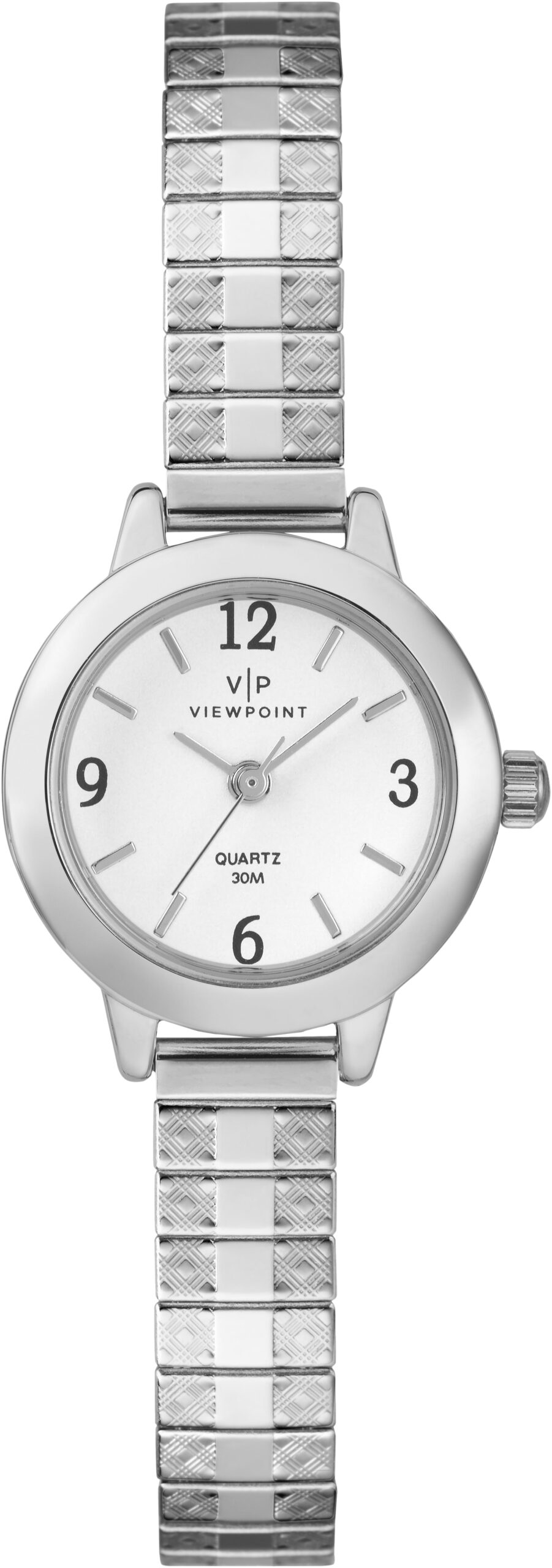 Viewpoint by Timex Women's Silver-Tone 22mm Fashion Watch, Expansion Band - Image 2