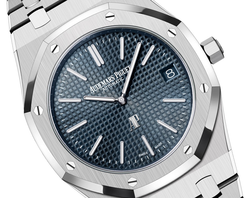 Audemars Piguet Royal Oak “JUMBO” EXTRA-THIN “50TH ANNIVERSARY” Ref# 16202ST.OO.1240ST.01 1:1 - Image 2