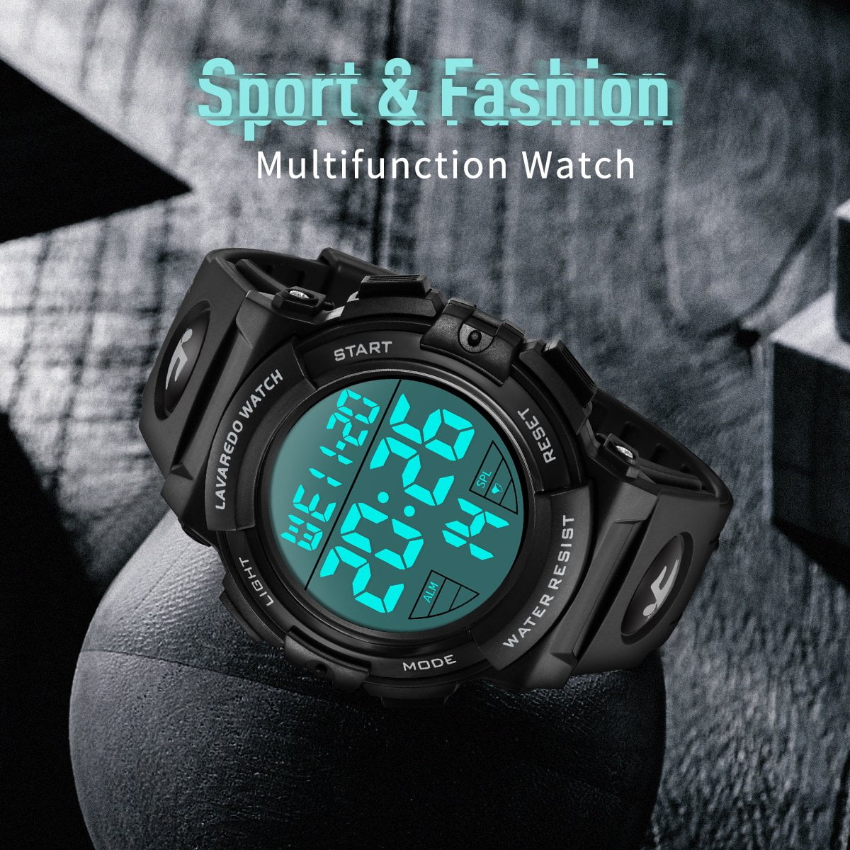 Watches for Man Digital Watches Waterproof Sport Watch with LED Backlight, Running Sports Digital Watch Gifts for Man - Image 3