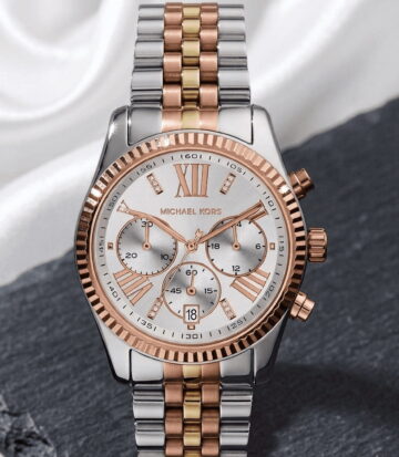 Women's Lexington MK5735 White Stainless-Steel Quartz Fashion Watch