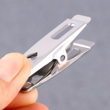 YUYUETIME 50Pcs Quilt Hanging Clips Stainless Steel Flat Duck Bill Clothes Fixing Office Use