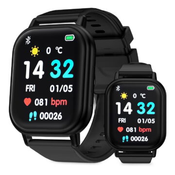 Zacenei Smart Watch Compatible with Android iPhone,1.89inch Smartwatch for Men Women 100+ Sports Modes/Answer Make Calls/Message Reminder,IP68 Waterproof Bluetooth Fitness Tracker for Gym Xmas,Black